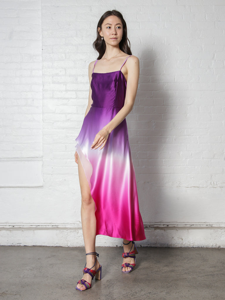 Ombre Silk Bias Slip Dress (Pre-order)