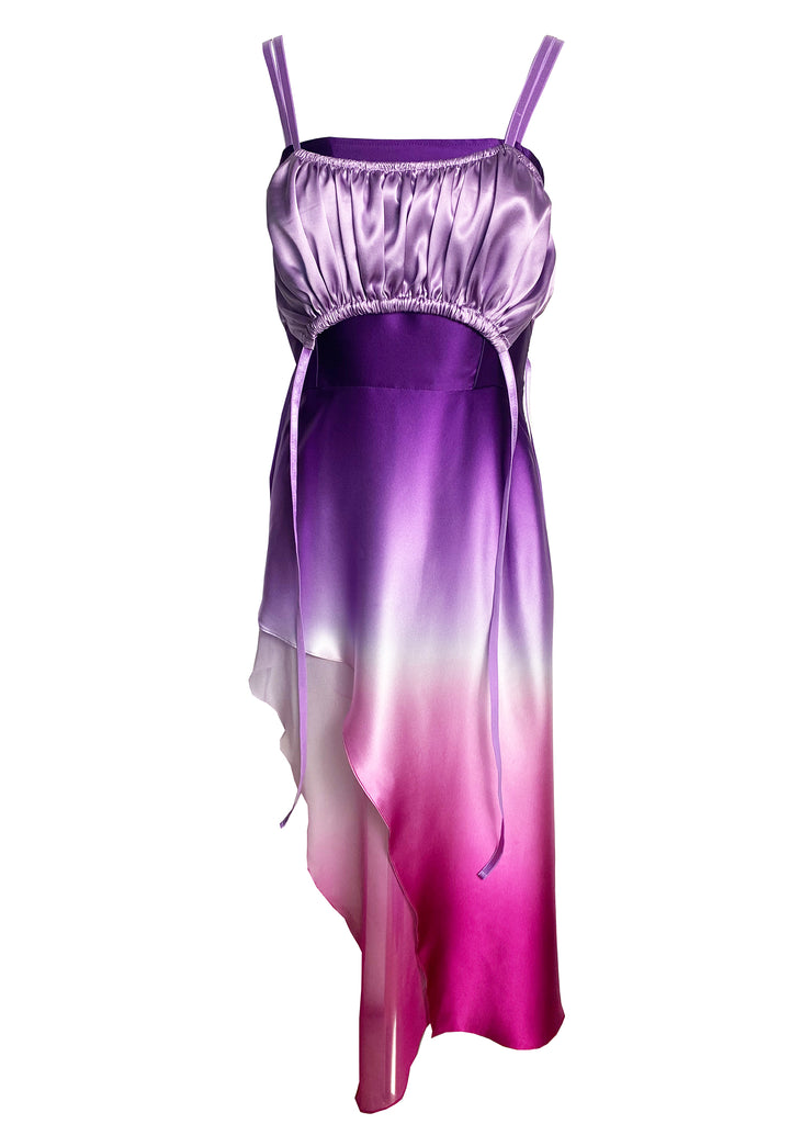 Ombre Silk Bias Slip Dress (Pre-order)