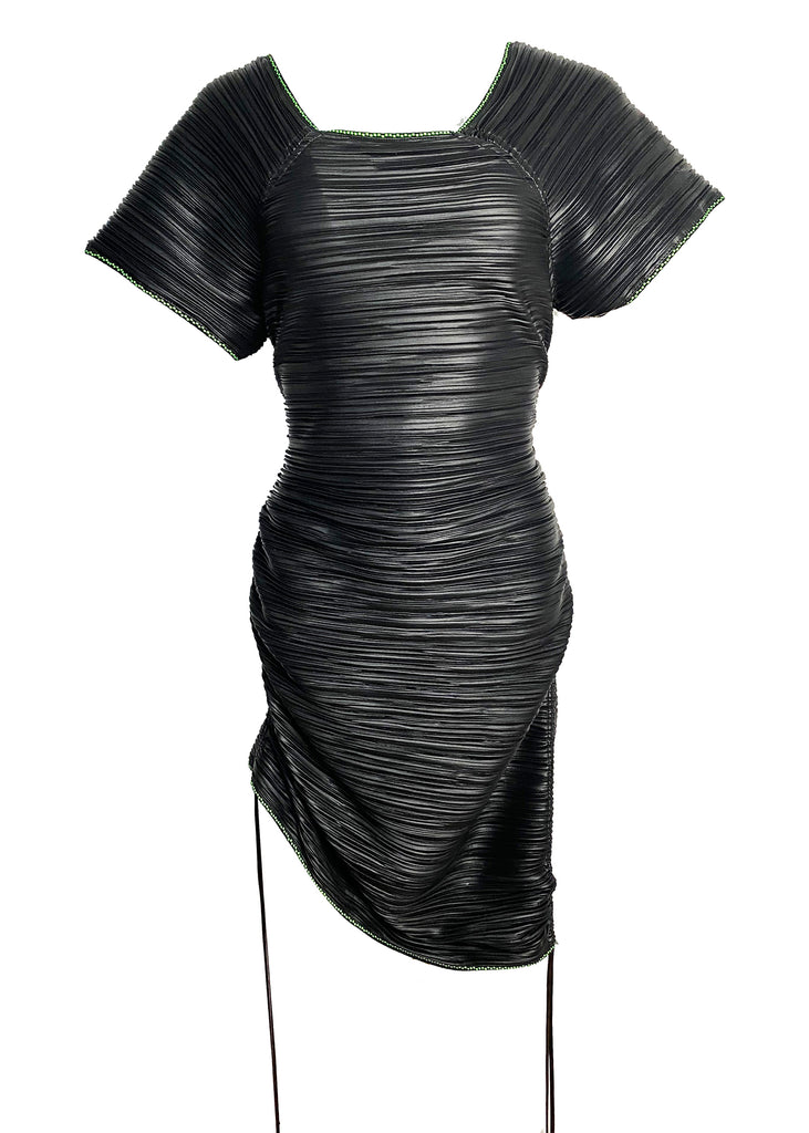 Pleated Ruched Dress (Pre-order)